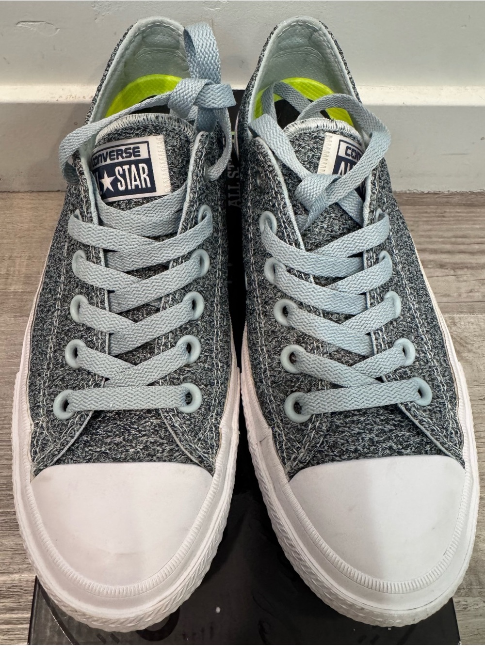 Converse Chuck Taylor II Flyknit Lunarlon Polar Blue Sneakers Men 5/Women 7